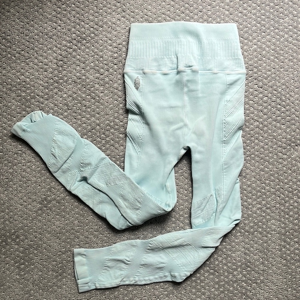 Free People Movement Ultra High-Rise Happiness Runs Leggings - Mint Green